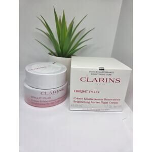 Clarins Bright Plus Brightening Revive Night Cream 1.7 oz (50 ml) Sealed
